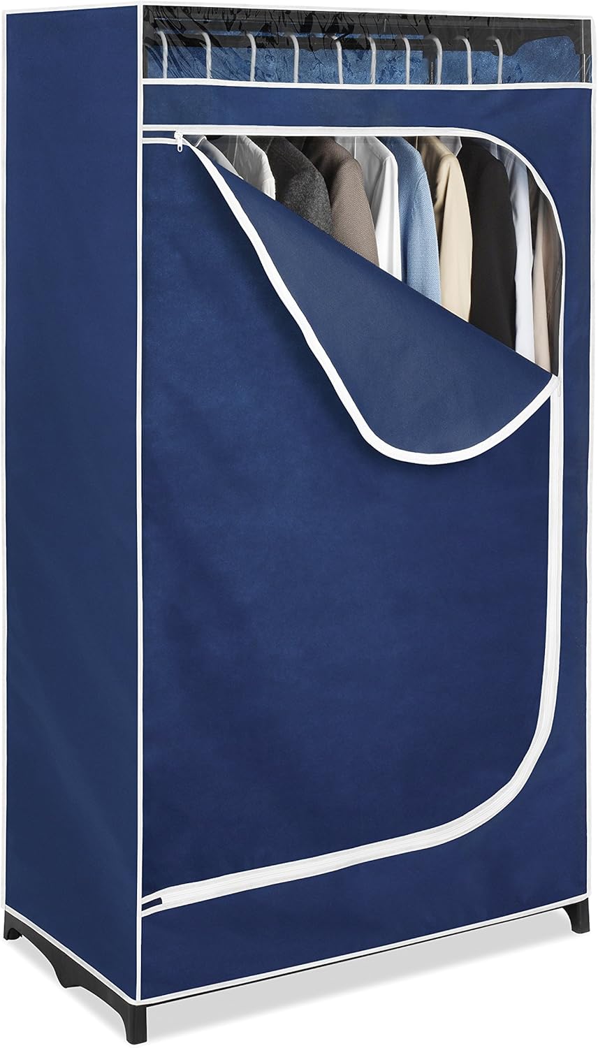 Whitmor Clothes Closet - Freestanding Garment Organizer with Sturdy Fabric Cover - Image 3